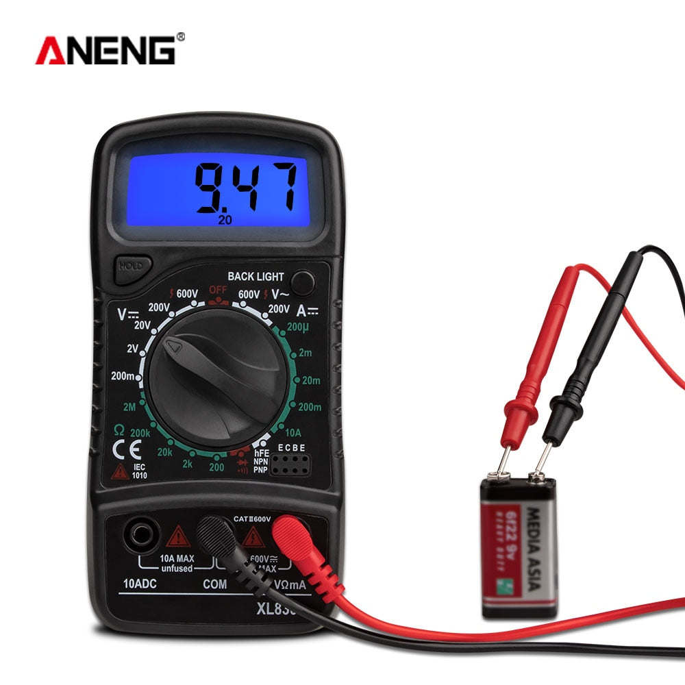 ANENG XL830L digital multimeter esr meter testers automotive electrical dmm transistor peak tester meter	capacitance meter